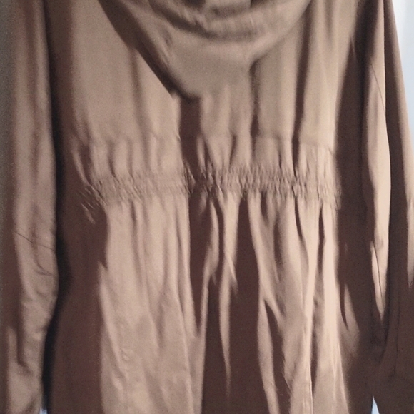 Market & Spruce Very Soft Olive Utility Jacket with Removable Hood - Picture 9 of 10